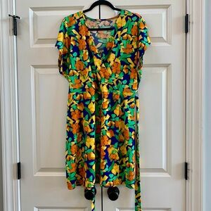 Nine West Multicolor Floral Dress